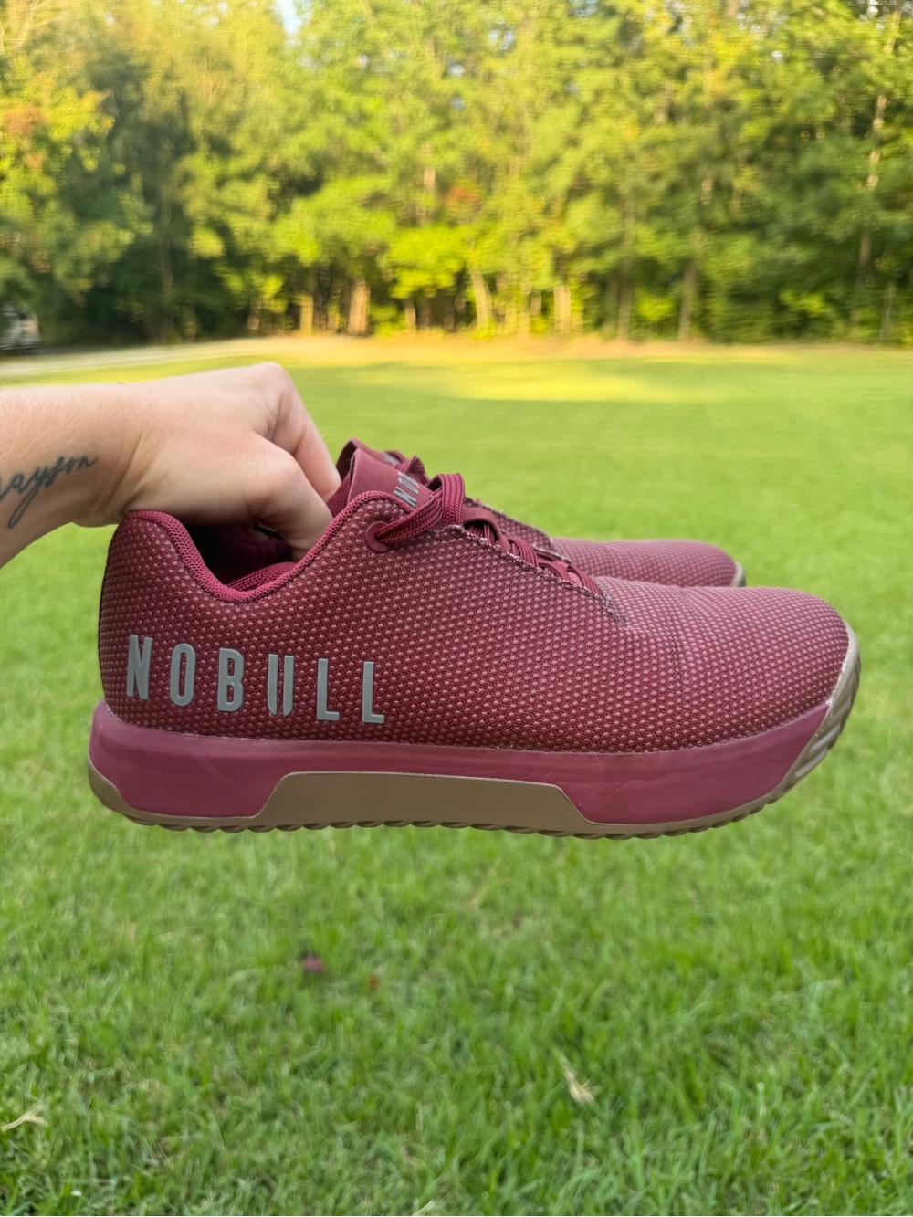 Nobull Cabernet Gum Trainers W9.5